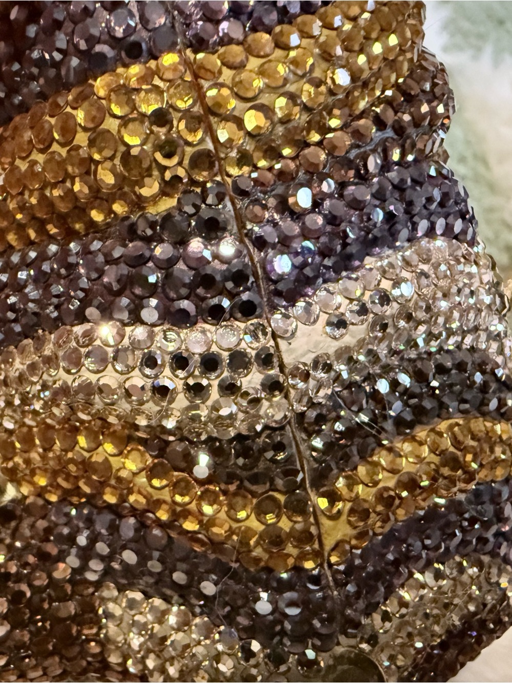 Judith Leiber Crystal Lion Head Miniaudière Swarovski Clutch with Full Set - Picture 8 of 13